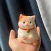 Cute Chubby Cat Orange Cat Siamese Cat Plush Soft Squishy Girl Child Birthday Gift Fidget Soft Toy Pet Ornament