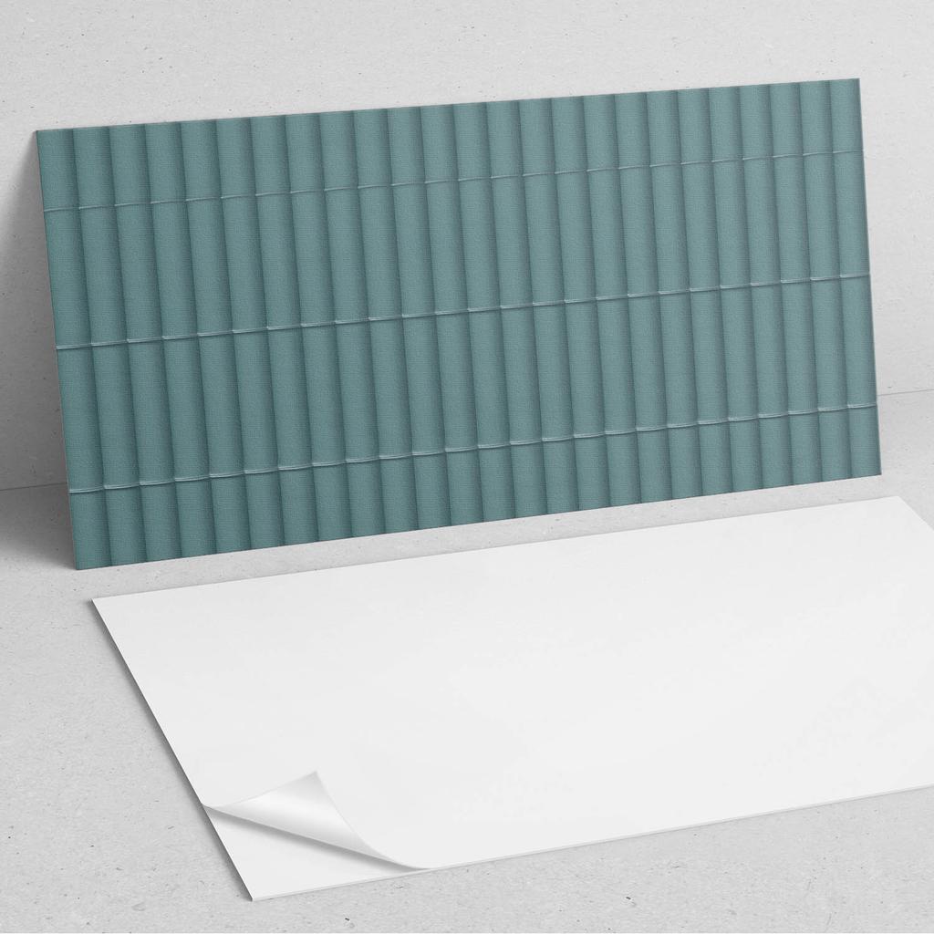 Dekoracyjny Panel Ścienny Samoprzylepny Winyl 120X60 Cm Równoległe Pionowe Pasy