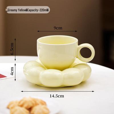 Керамический кофейный набор Shangqi Macaron Flower