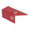 3D Multi Angle Measuring Ruler Imperial Scale 30 45 60 90 Degree Scribing Ruler Woodworking Square