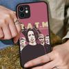 Силиконовый чехол для iPhone 16 15 14 13 12 11 Pro Max Plus X XS MAX с изображением рэп-метал группы Rage Against The Machine, противоударный, матовый