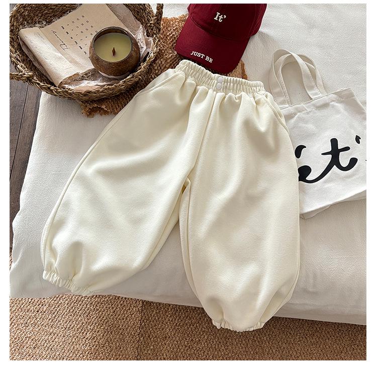 Children's Spring/Autumn Sporty Sweatpants - Unisex, Loose Fit, Versatile and Stylish Korean Baby Trousers