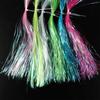 1mm Width Corrugated Flash Strands Fish Scale Gliss Glow Strands Tying Flash Tinsel  Jig Hook