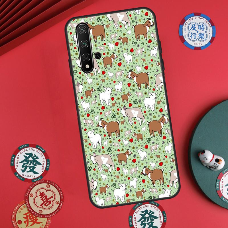 Козы Чехол для Huawei Nova 11i 8i 12i 12s 9 10 SE Y60 Y70 Y90 Y72 Y73 Y61 Y91 P60 Pro P30 P40 Lite