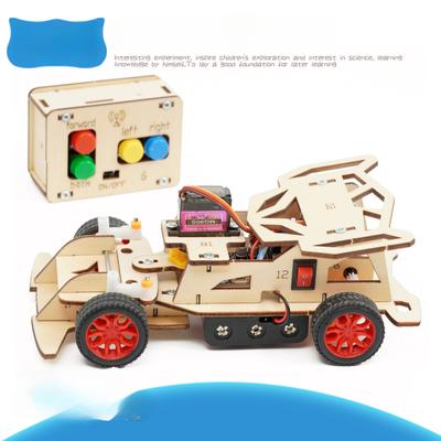 Строительство модели автомобиля с дистанционным управлением, деревянные 3D-пазлы, игрушки для детей 8-13 лет, научно-образовательные проекты, поделки, подарки для подростков, мальчиков и девочек