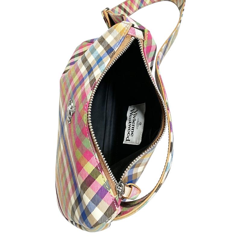 Vivienne Westwood Classic Tartan Fabric Shoulder Bag Women bags 4602000UW-W01CV-O215