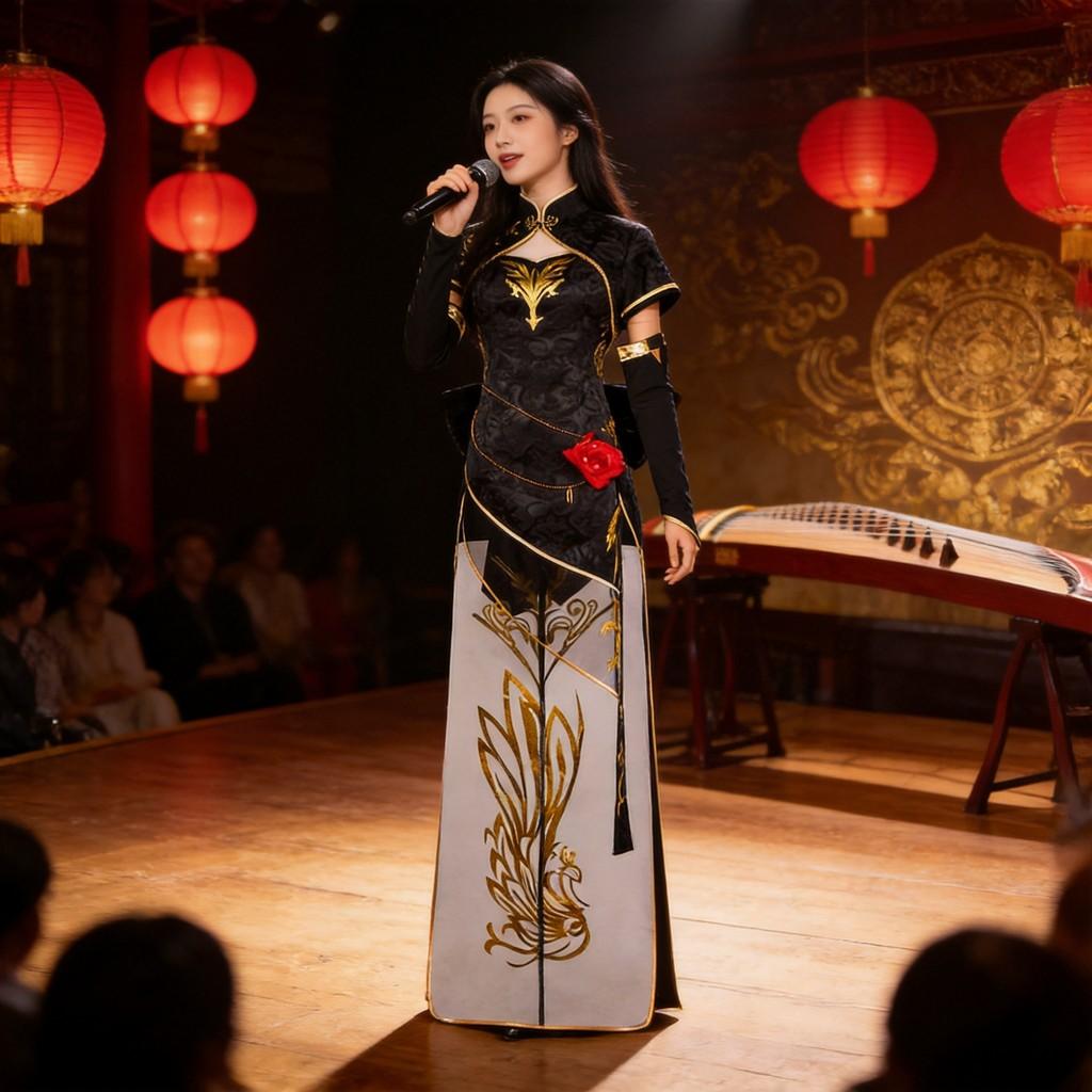 Костюм для косплея Luo Tianyi с сетчатой тканью для Хэллоуина и сценических выступлений
