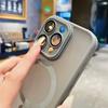 Матовый Защитный Магнитный Чехол Magsafe Полупрозрачный Для iPhone 11 12 13 14 Plus 15 16 Pro Max Беспроводная Зарядка Защита Камеры
