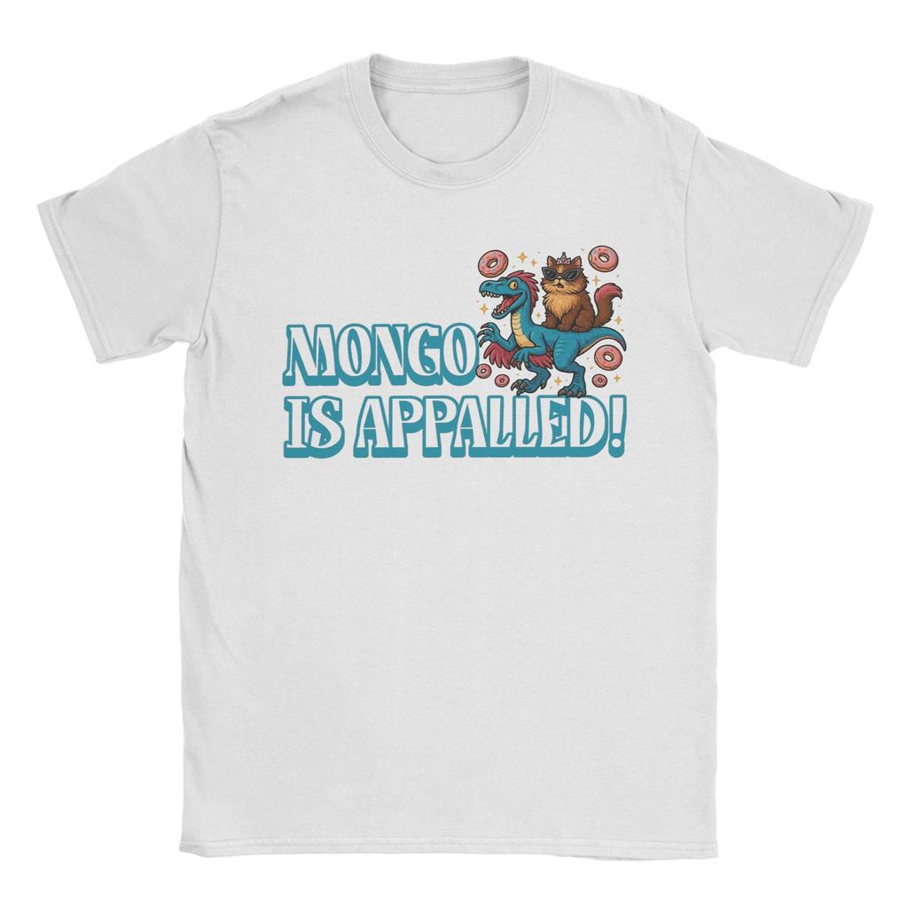 Mongo is Appalled Dungeon Crawler Carl princess donut T Shirts Men Pure Cotton Vintage TShirt O Neck  Tee Shirt Tops Graphic