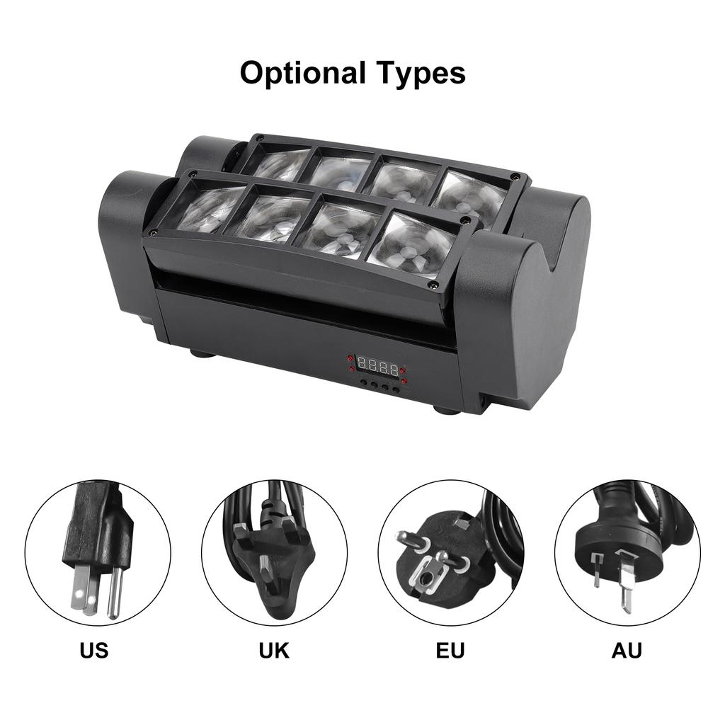 AC90-240V 40W RGBW 7/15 каналов светодиодов сценический светильник с поддержкой DMX512/звука
