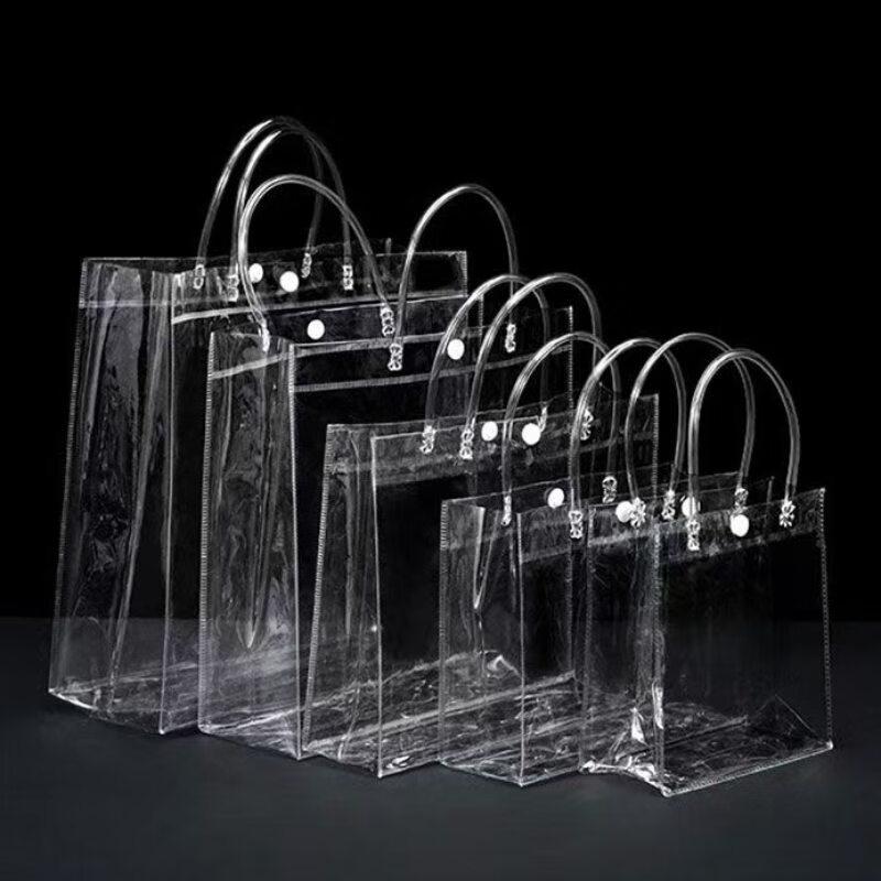Прозрачная ПВХ подарочная сумочка (5-Pack)