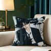 S-Star Lee Min-ho Square Double-Sided printed Pillow Case Bedroom Bedside Pillow Sofa Cushion Cover