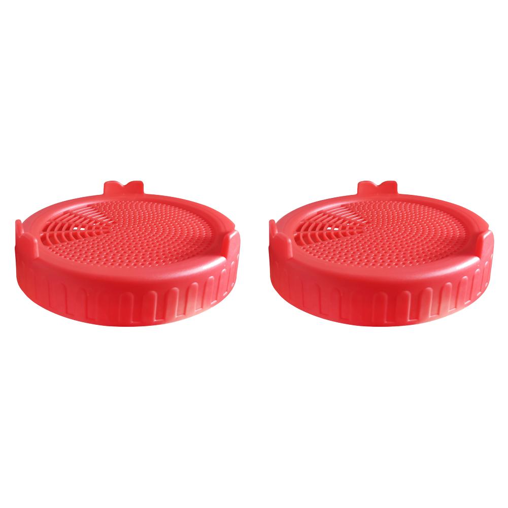 2PCS/1PC Food Grade Mesh Sprout Cover Kit Peanut Sprouting Lid for Mason Jar Bean Sprout Cover Fermentation Strainer Lids