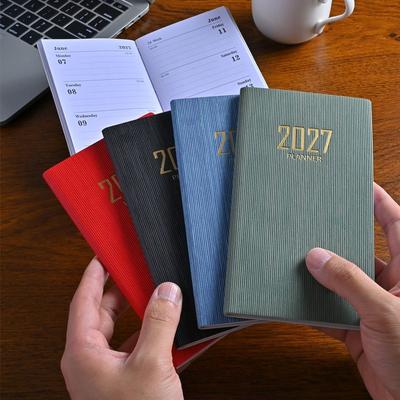 Английский Блокнот-ежедневник 2027 A6 Еженедельник Портативный Список дел Английская записная книжка Студенты