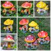 Scenery Making Micro Landscape Toadstool Figurines Miniature Mushroom House Fairy Garden Decor