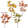 Artificial Canadian Maple Leaves Flower Arrangement Fall Thanksgiving Harvest Decor Home Party Wedding Centerpieces Decoration