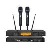 KTV U-Band Высококачественный Беспроводной Двойной Петличный и Гарнитурный Микрофон с Инфракрасным Сигналом для Конференций и Сцены