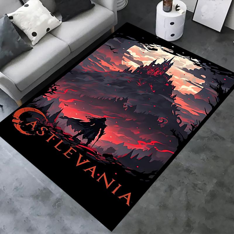 1pc Arknights Office Carpet Soft Polyester Entrance Carpet Washable Non slip Machine Washable Indoor