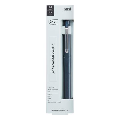 Mitsubishi Pencil Ручка Jetstream Prime Dark Многофункциональная 3&1 0,5 мм, Темно-синяя, MSXE455005D.9