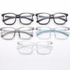 Винтажные Квадратные Очки Классические Женские Мужские Очки с Черной Рамкой Модные Очки с Защитой от Синего Света Ультралегкие Плоские Очки