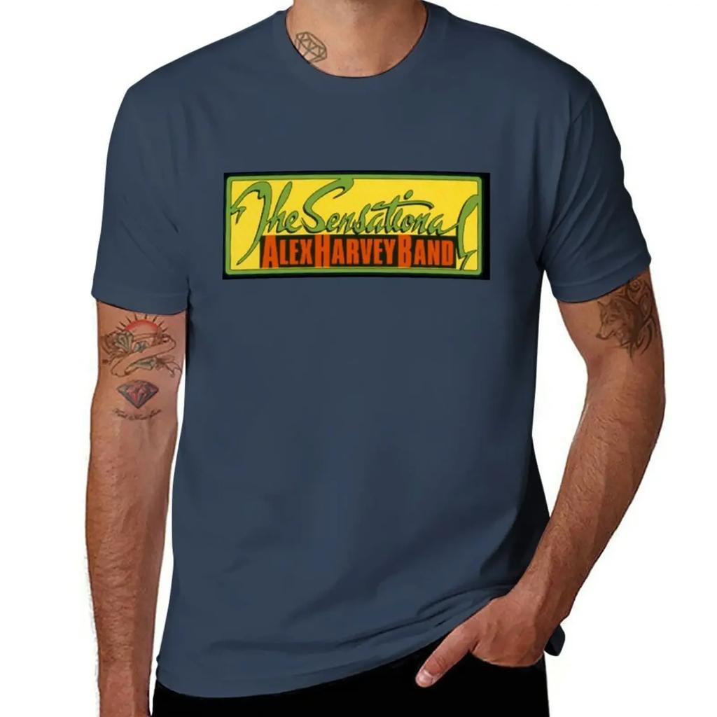 Trendingof The Best Of alex harvey T-Shirt funnys vintage heavy weight t shirts for men