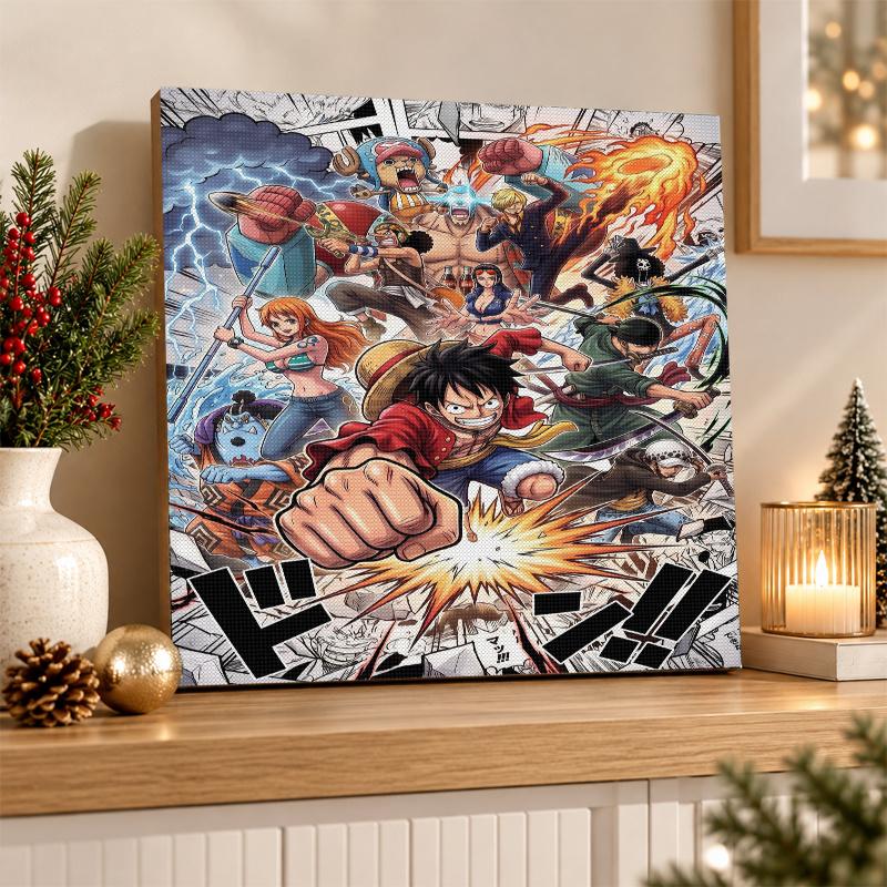 One Piece Diamond Painting Kit 5D Full Drill DIY Diamond Mosaic Wall Art Home Decor