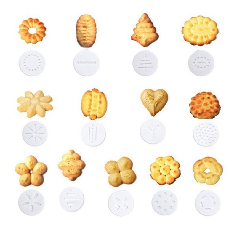 Пресс для печенья, 20 шт., пистолет для изготовления печенья, набор форм для торта, пресс для печенья, машина для изготовления печенья