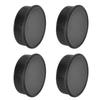 4 Pair Camera Rear Lens Cap Cover and Body Cap Set for M42 Screw Mount Camera Accessories