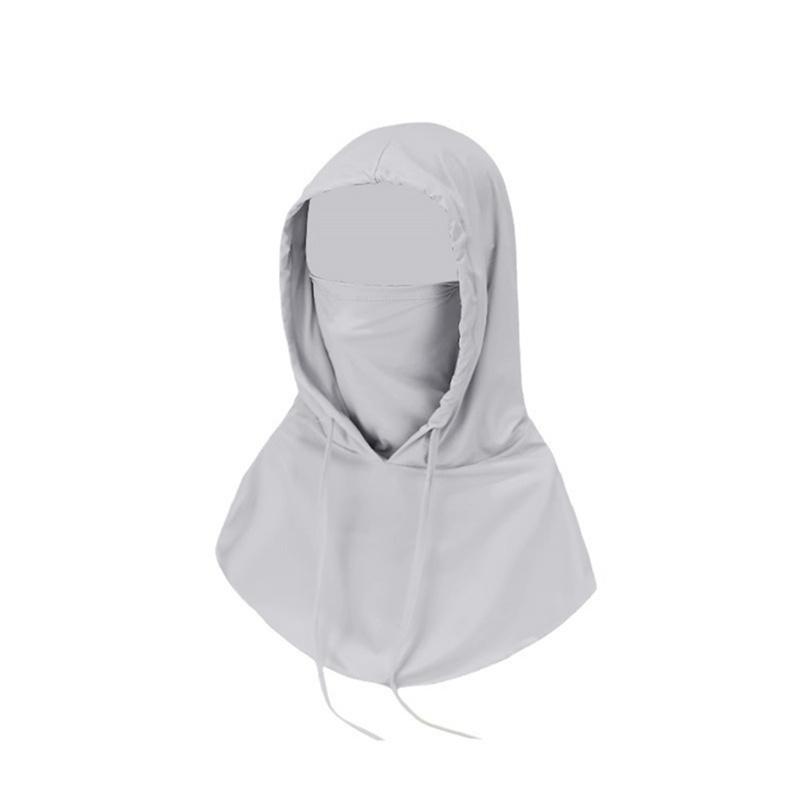 Солнцезащитный крем для лица, солнцезащитный капюшон, шляпа с УФ-защитой, головные уборы из ледяного шелка для мужчин и женщин, велоспорт, скалолазание, солнцезащитный крем, капюшон для верховой езды