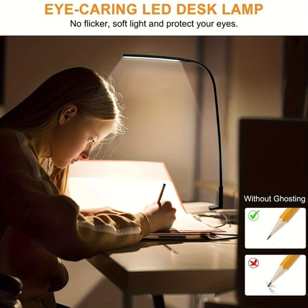 With Clamp LED Table Lamp Flexible Reading Light LED Clip-on Desk Lamp Home Office