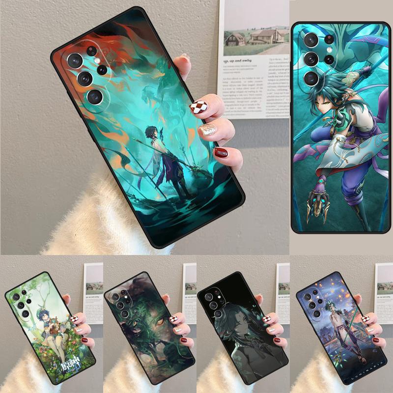 Крутой чехол для телефона Genshin Impact Сяо для Samsung Galaxy note 10 pro S26 Ultra S23 S24 FE S25 S21 S22 PLUS ударопрочный