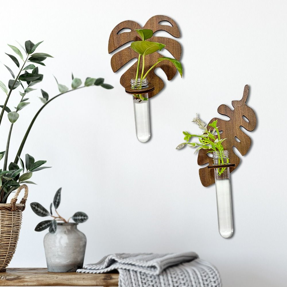 Home Ornaments Wall Mounted Planter Vase Flower Pot Wall Shelf Planter Holder Plant Lovers