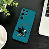 Чехол для телефона Macklin Celebrini San Jose Sharks для Samsung S26, S25, S24, S23, S22, S21, S20, S30, Ultra, Plus, Fe, Note, 5G Черный