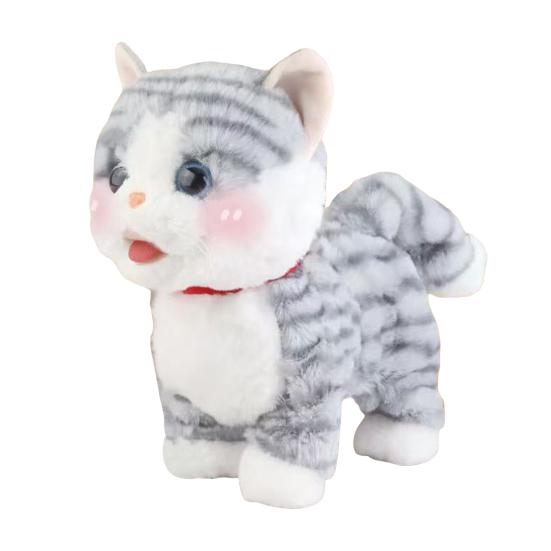 1 Set Kids Electronic Plush Dog Toy with Pet Care Accessories Walking Interactive Puppy Rabbit Cat Plushie Toy Toddlers Boys Girls Educational Toy