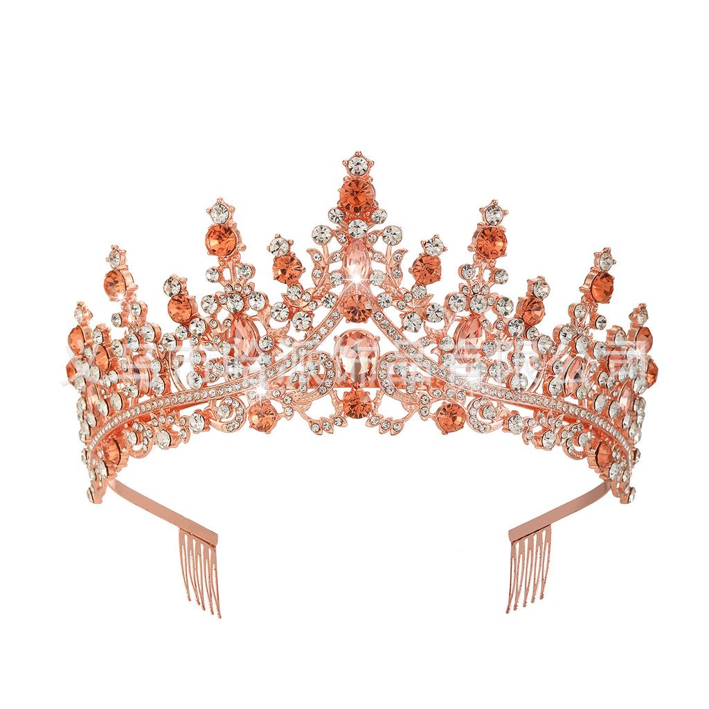Свадебный головной убор Аксессуары для волос Банкетная вечеринка Прическа Корона Корона