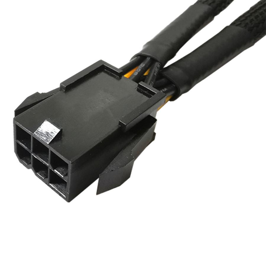 Упаковка из 10 штук PCI Express 6-pin на двойной 8-pin (6+2 контакта) Адаптер питания для видеокарты