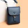Lightweight Messenger Mobile Phone Bag For Shopping, Lychee Pattern Simple Female Small Retro Mini Change Single Shoulder