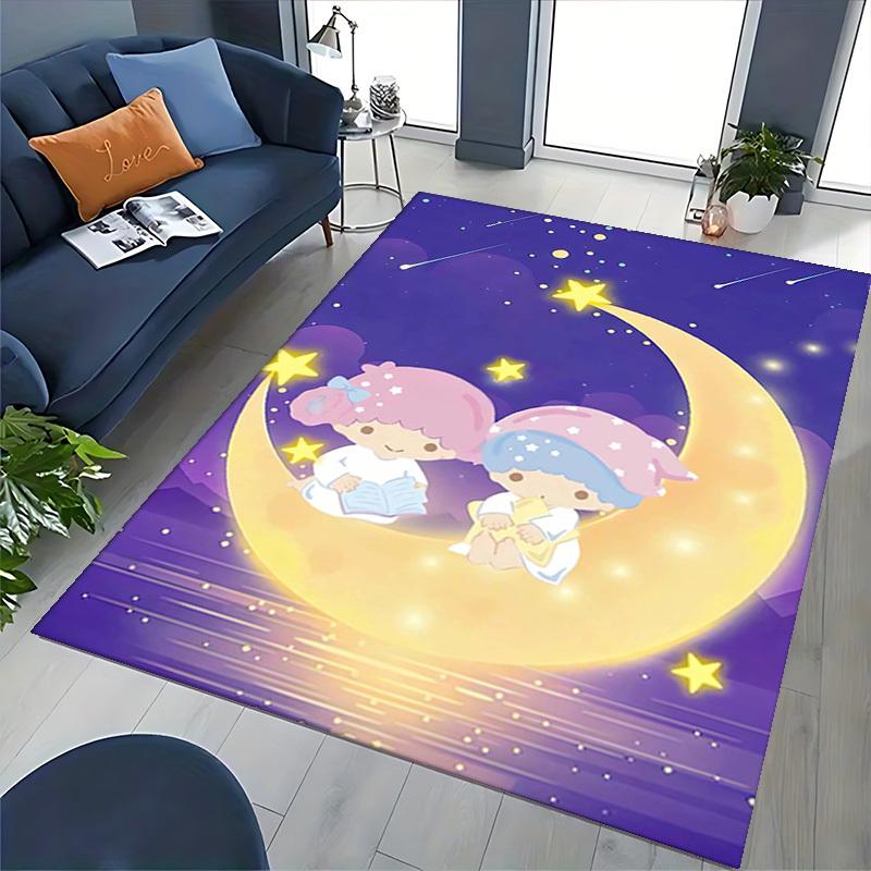 Anime Cartoon Design Chair Mat - Non-Slip Carpet for Office Chairs, Home Decor, Living Room, Bedroom, Game Room & Dormitory (Seasonal Gift).E056