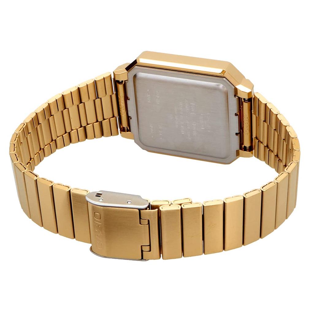 Casio Unisex Digital Gold Quartz Watch A100WEG-9A - Men's & Women's Cheap Casio [Parallel Import]