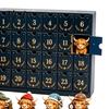 Country House Seasonal Decoration 24 Days of Highland Cow Magic Advent Calendar, Unique Mini Tiered Tray Christmas Decor Figures, Farmhouse