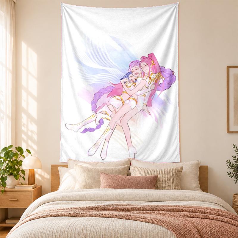 Kpop demon hunters Tapestry highquality for decorating living room bedroom dorm walls ideal as bedroom wallart orholiday gift