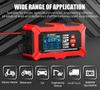 E-FAST 12V Тестер и анализатор аккумуляторов для автомобиля/мотоцикла - Быстрое зарядное устройство для свинцово-кислотных и литий-железо-фосфатных аккумуляторов