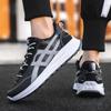 Fashion Men Casual Sneakers Vulcanized Shoes Lace Up Platform Sneakers Running Tennis Sports Shoes Outdoor Jogging Sneakers Male 39-44