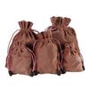 5pcs Multi-Purpose Square Bag with Drawstring, Velvet Bag for Gift Jewelry Display Packing Bag & Pouches Board Game Storage