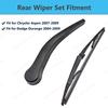 Car Rear Windshield Wiper Arm Blade Set For 2006-2009 Dodge Durango Chrysler Aspen 5135583AA