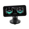Car Inclinometer Car HUD Digital Angle Slope Meter Car Tilt Gauge Universal