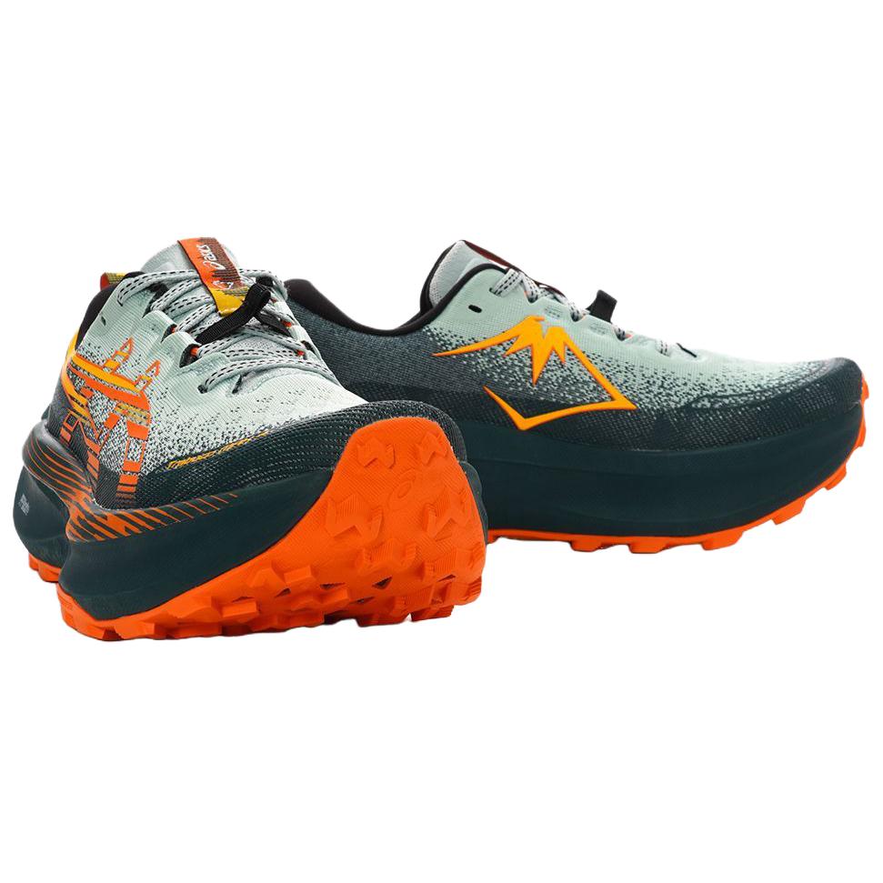 Asics Trabuco Max 4 Cold Moss Nova Orange Men Sneakers Green 1011B976-400