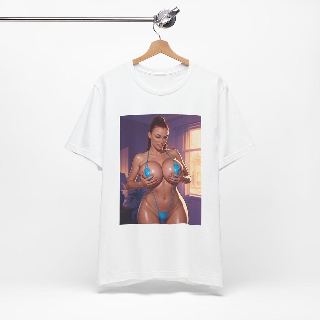 Oktokuro Bikini Pinup T-Shirt | GTA 6 Graphic Streetwear Print Tee