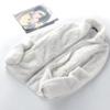 Double Face Long Pile Polar Fleece Jacket Unisex Autumn Winter Fleece Liner Coral Fleece Hoodie Thermal Plush Lined Thick