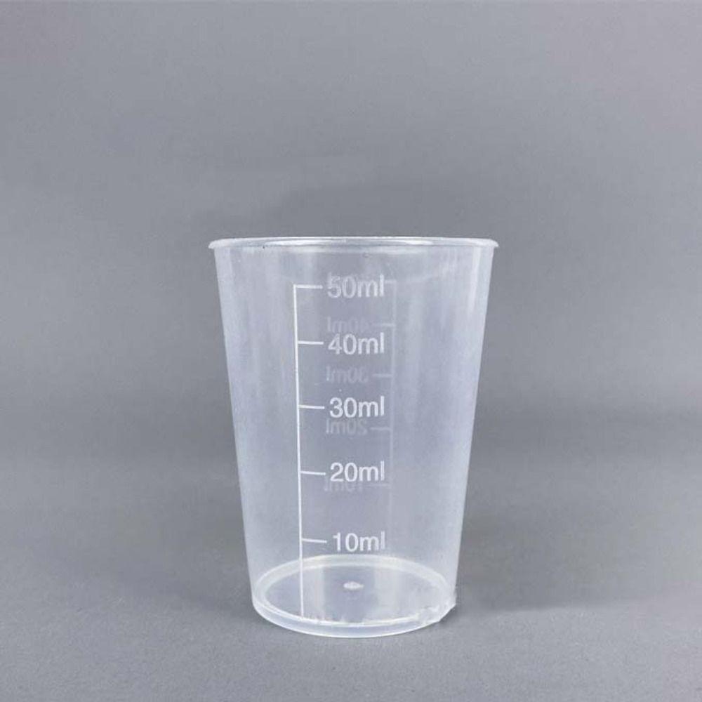Mini Graduated Measuring Cup Plastic Transparent Mixing Cup Laboratory Beaker Kitchen Baking
